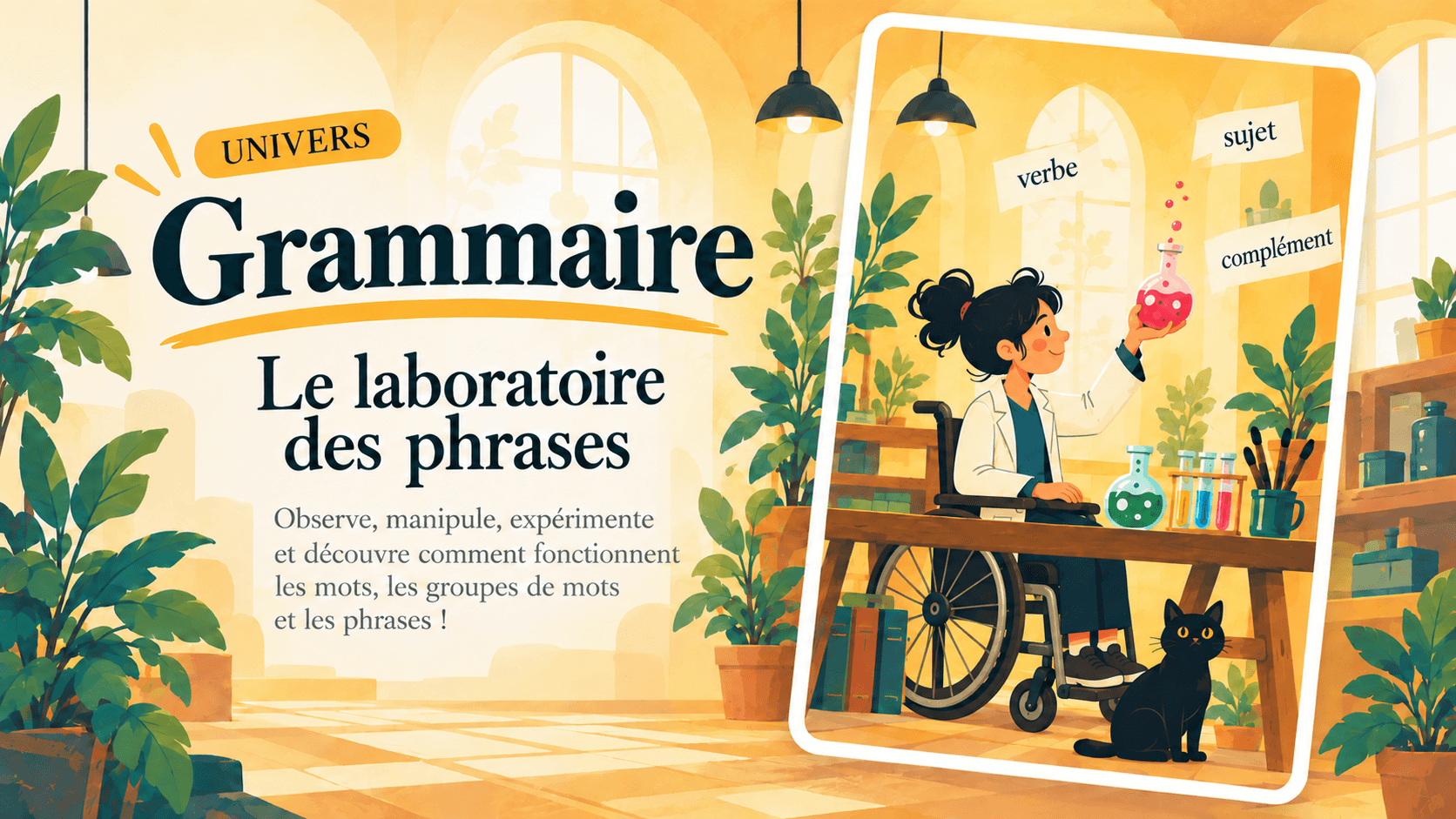 Grammaire, le laboratoire des phrases